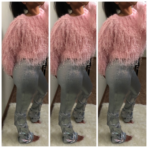 Bling Ruffle Pants - Picture 3 of 5